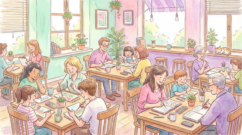 社区动态 原神同人 同人创作者交流场景